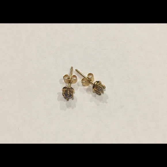 Tanzanite Earrings - Picture 2 of 3